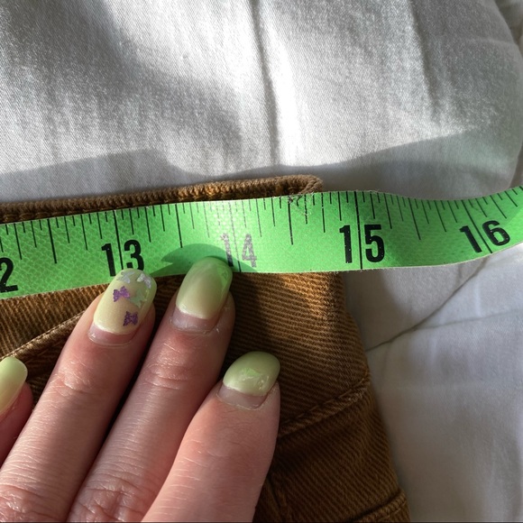 [CLOSED] BROWN DENIM SKINNY STRETCH JEANS - Picture 5 of 7